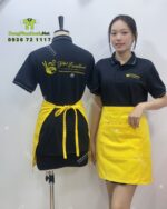 Bộ Đồng Phục Phục Vụ Gồm Áo Và Tạp Dề