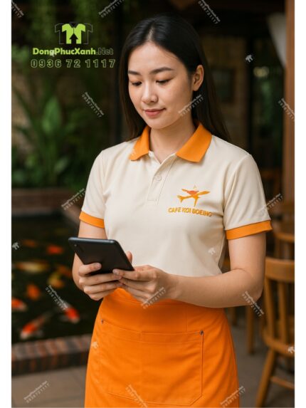 Đồng Phục Nhân Viên Phục Vụ Quán Cafe Đẹp