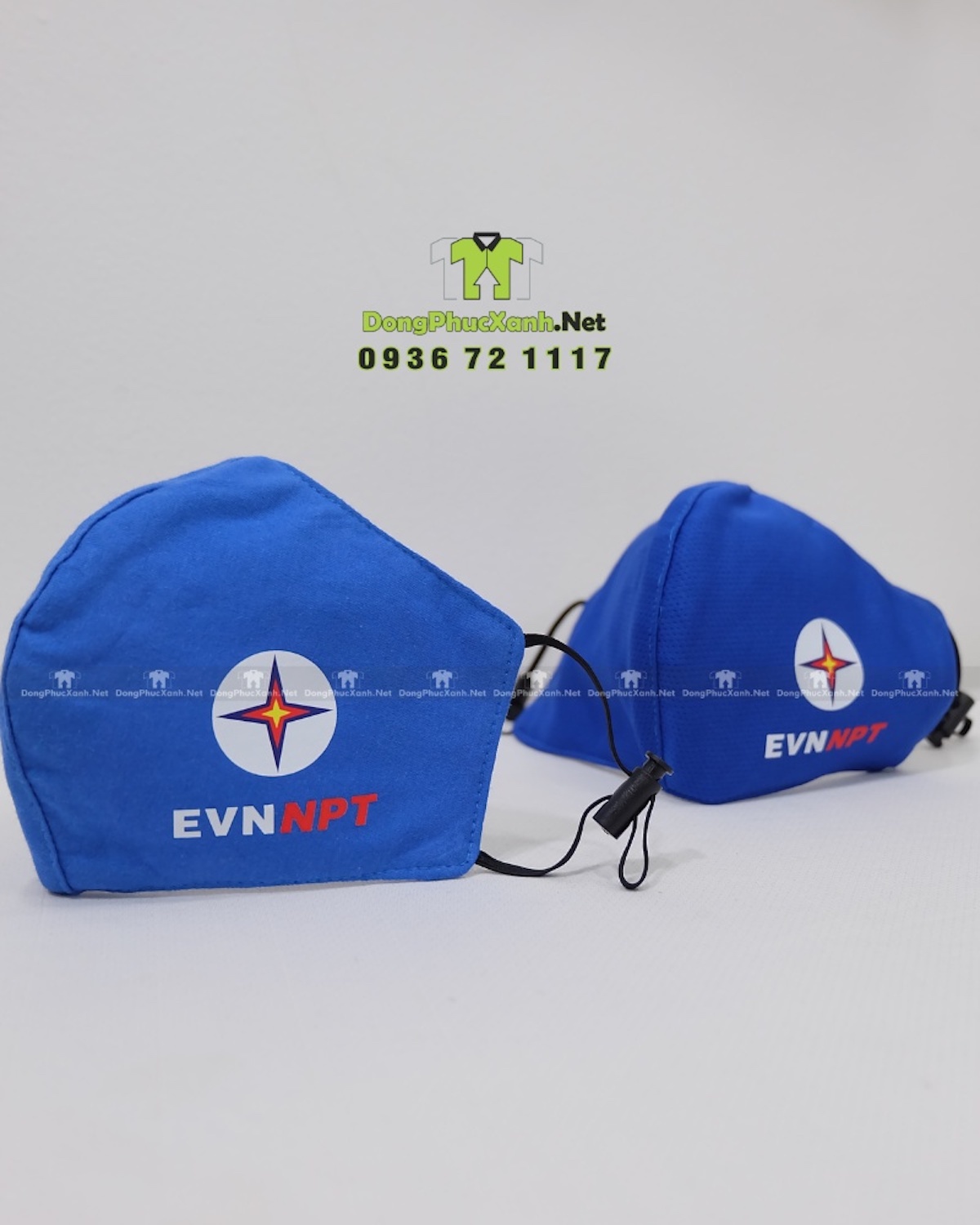 khau-trang-vai-dong-phuc-evn-npt-4 Khẩu Trang Đồng Phục Nhân Viên