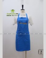 Tạp Dề Làm Nail Màu Xanh Dương