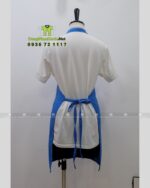 Tạp Dề Nail Thiết Kế Cột Dây Sau Lưng