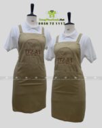 Tạp Dề Nail Thêu Logo D'ZAI Sắc Nét