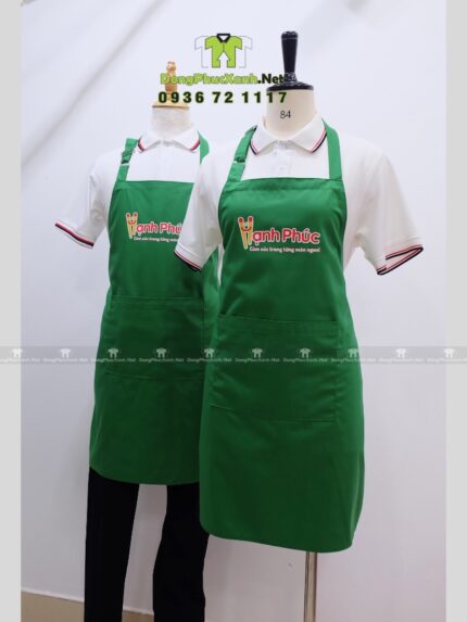 Mẫu Tạp Dề Chất Liệu Kaki 65/35