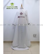 Áo choàng cắt tóc thiết kế rộng rãi in logo Sertori sắc nét