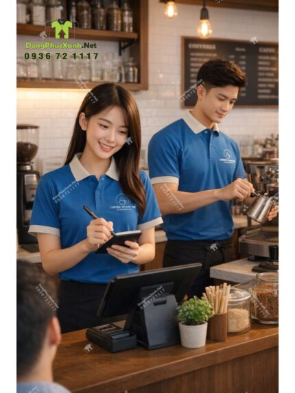 Áo Thun Đồng Phục Nhân Viên Quán Cafe