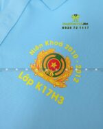 Cận cảnh logo Lớp K17H3 được in sắc nét