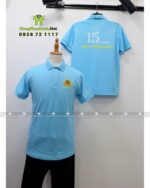 Mẫu áo kỷ niệm 15 năm ra trường vải cá sấu poly cao cấp