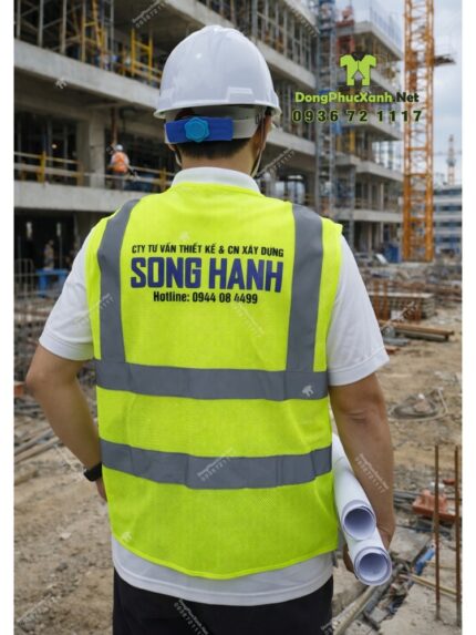 Logo Song Hanh được in sắc nét tạo điểm nhấn thương hiệu