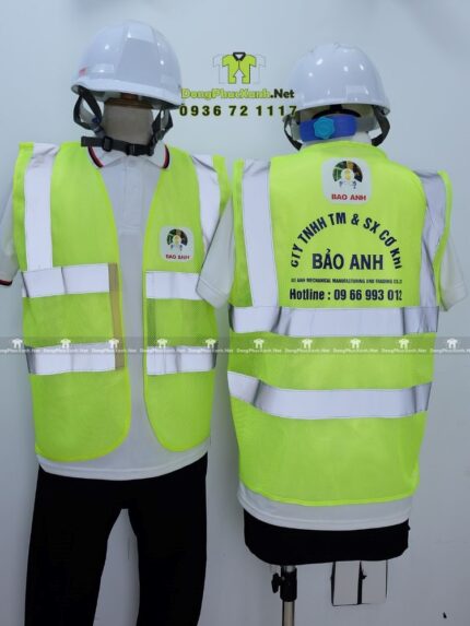 Áo Lưới Phản Quang Công Trình