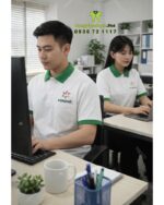 Áo thun đồng phục công ty Funova chuyên nghiệp và đồng bộ tốt