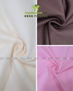 Cận cảnh vải cotton 100% 2 chiều may áo thun đồng phục Rose Claire