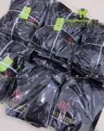 Áo Thun Cổ Trụ Màu Đen