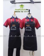 Bộ đồng phục nhân viên nhà hàng Minh Nghiệp gọn gàng tinh tế