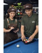 Đồng phục nhân viên BVN Coffee - Billiards thiết kế chuẩn Hàn Quốc