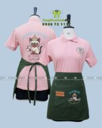 Bộ đồng phục nhân viên quán cafe Siamese Cat Cafe