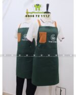 Tạp dề pha chế với túi tiện lợi để đựng vật dụng