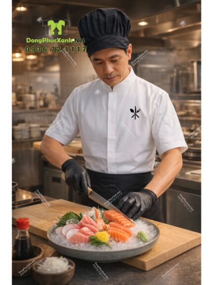 Đồng Phục Bếp Áo Tạp Dề Nón