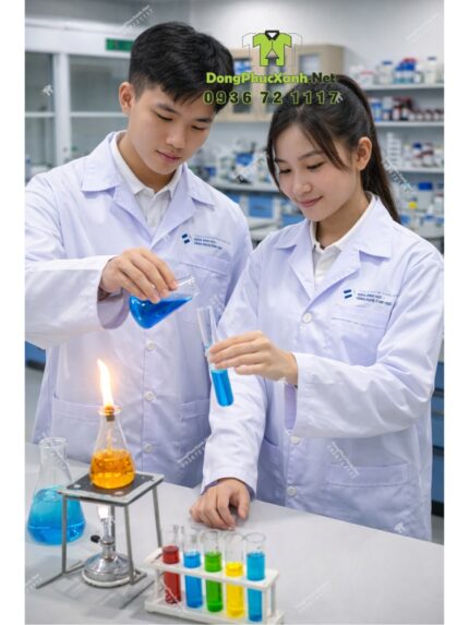 Áo Blouse Sinh Viên Phòng Thí Nghiệm