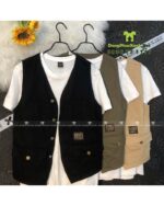 Áo Gile Nhân Viên Cửa Hàng Nhiều Màu Sắc