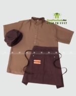 Đồng Phục Sơ Mi Phục Vụ Đẹp Màu Nâu