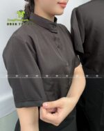 Form Áo Sơ Mi Tiêu Chuẩn Màu Đen