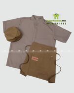 Đồng Phục Sơ Mi Phục Vụ Đẹp Màu Be