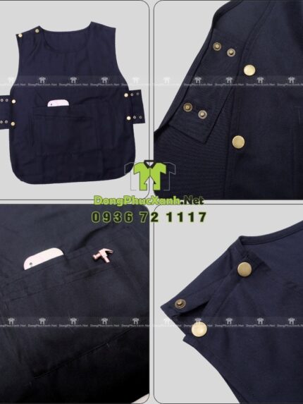 Áo Tạp Dề Nail Form Đẹp