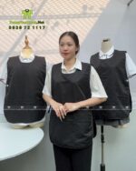 Áo Tạp Dề Đen Dễ Phối Đồ