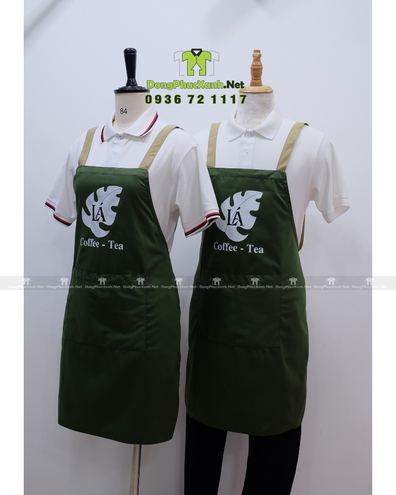 tạp dề pha chế quán cafe