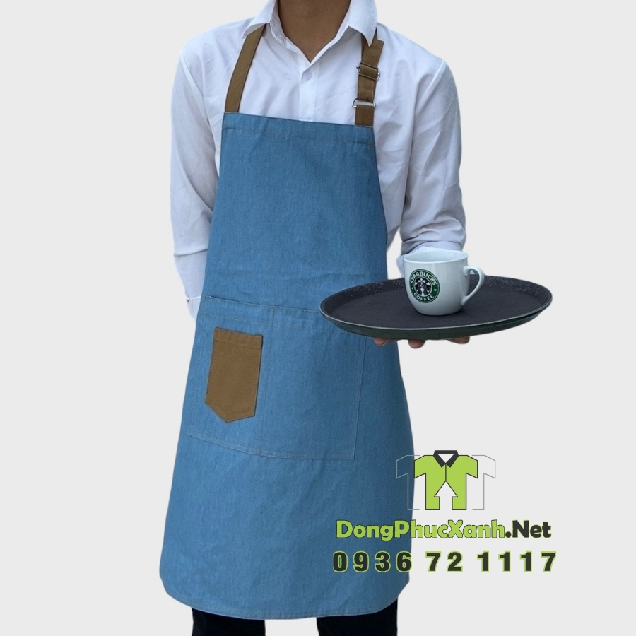 tạp dề pha chế quán cafe