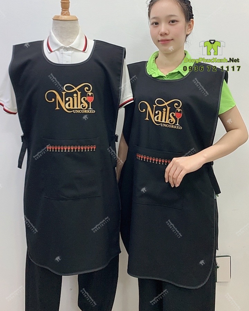 tạp dề pha chế quán cafe