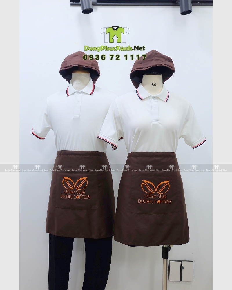 tạp dề pha chế quán cafe