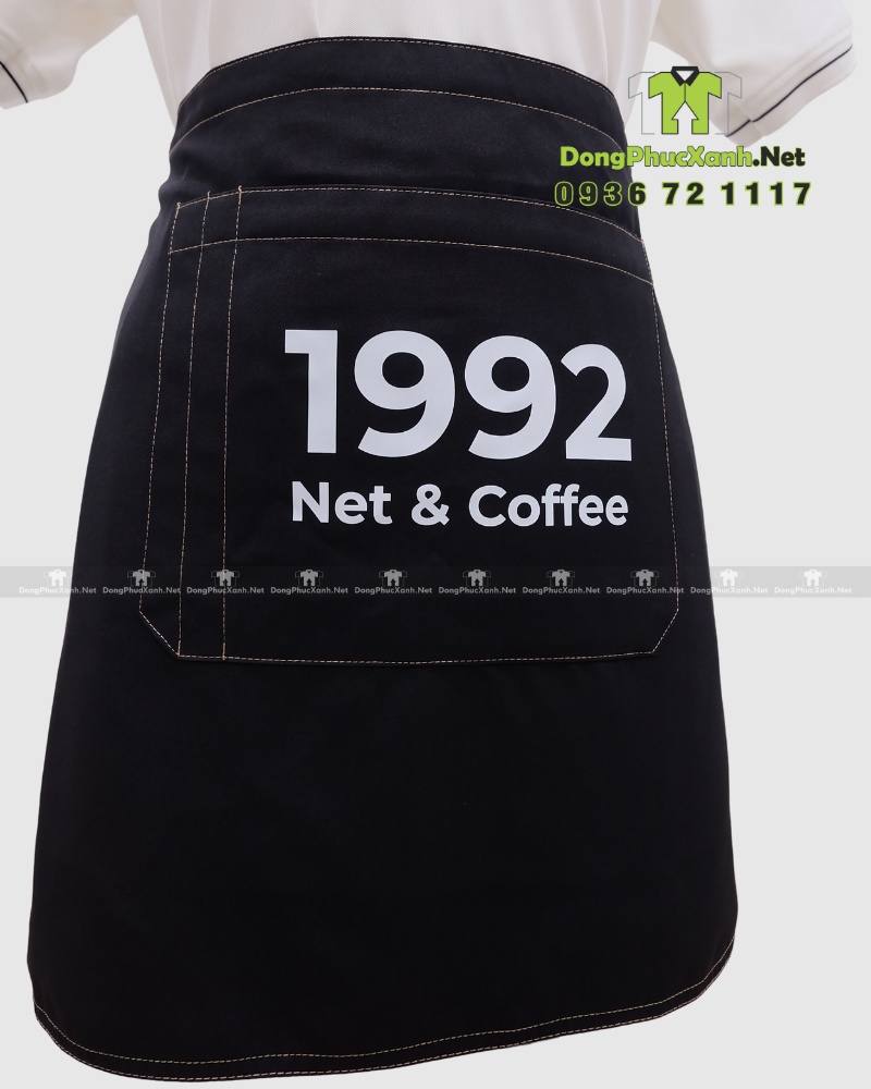 tạp dề pha chế quán cafe