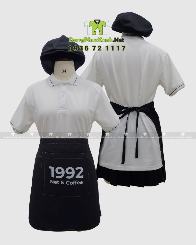 tạp dề pha chế quán cafe