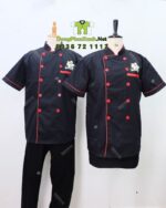 áo bếp - vải kaki