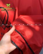 áo choàng cắt tóc vải dù