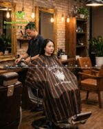 áo choàng cắt tóc