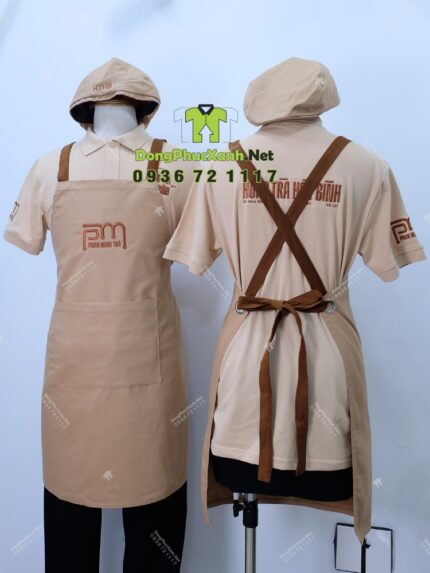 áo thun đồng phục tiệm trà