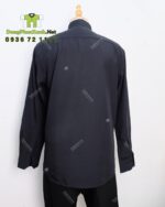 áo sơ mi đồng phục nhân viên màu đen