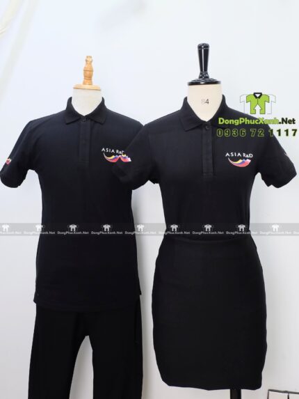 áo thun đồng phục công ty - vải cá sấu 4 chiều