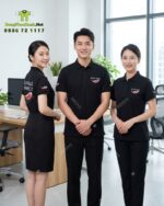 áo thun đồng phục công ty - vải cá sấu 4 chiều