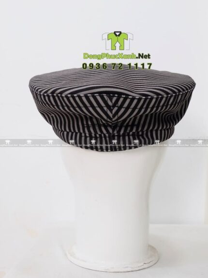 Nón đồng phục nhân viên phục vụ - Vải kaki - Kiểu dáng hiện đại
