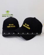 nón đồng phục nhân viên - vải kaki cotton