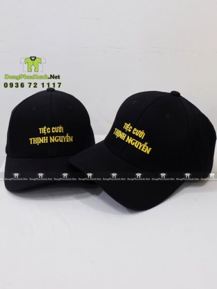 nón đồng phục nhân viên - vải kaki cotton