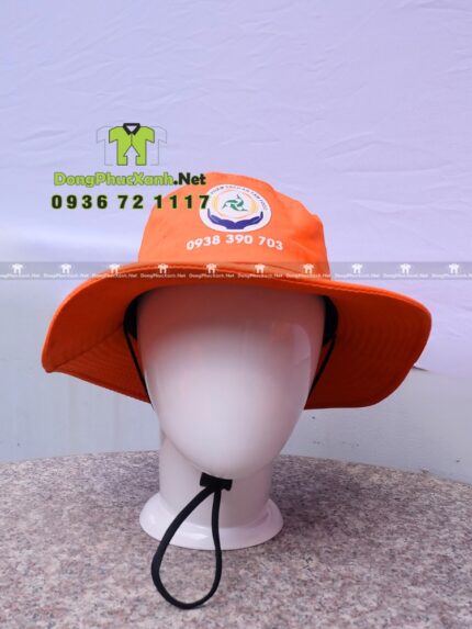 Nón đồng phục tai bèo màu cam
