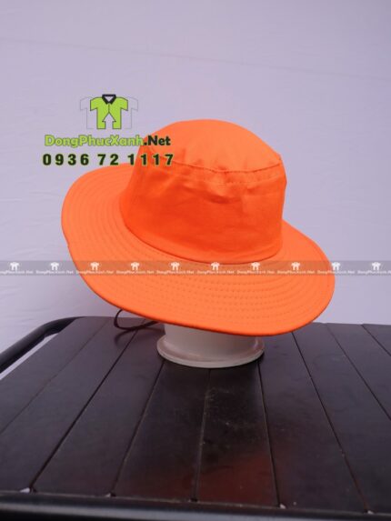 Nón đồng phục tai bèo màu cam