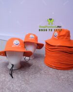 Nón đồng phục tai bèo màu cam