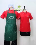 tạp dề đồng phục