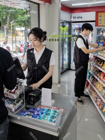 Áo Tạp Dề Màu Đen