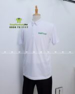 Áo Thun Cổ Trụ Màu Trắng